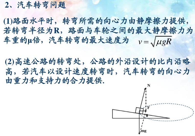 高中物理必修二知识点总结