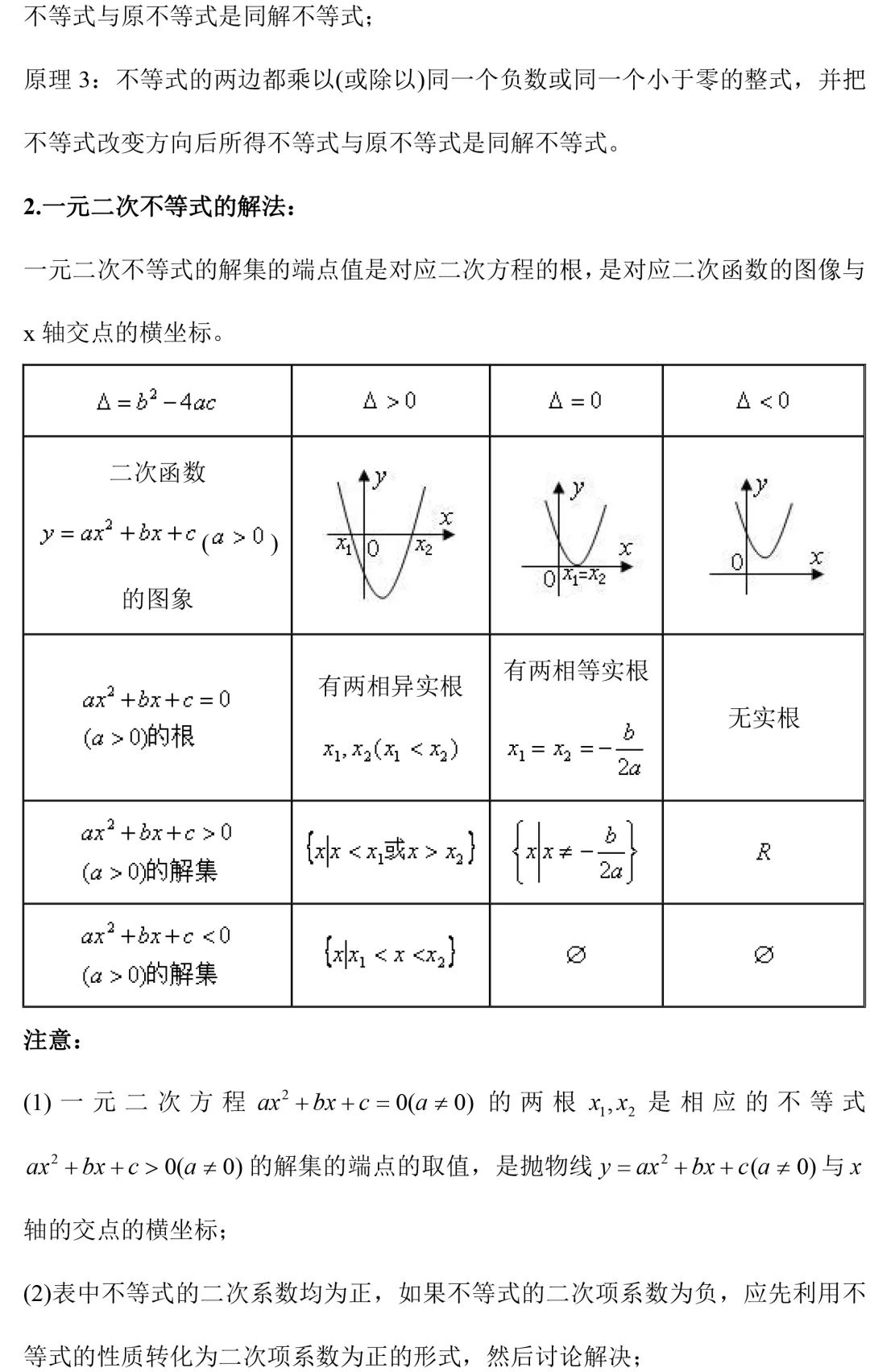 高二数学必修5知识点总结