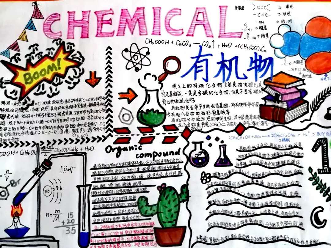 化学手抄报简单又漂亮