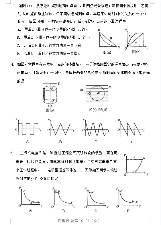 2023辽宁高考物理试卷